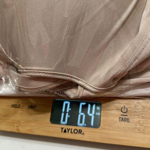 PLAYTEX LINED NUDE PINK LACE TRIM BRA 44DD - Picture 8 of 9